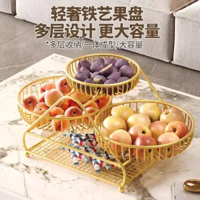 Khay Đựng Trái Cây Bàn Trà Phòng Khách | Giỏ Đựng Bánh Kẹo, Hoa Quả Khô, Đồ Ăn Vặt Dùng Cho Gia Đình