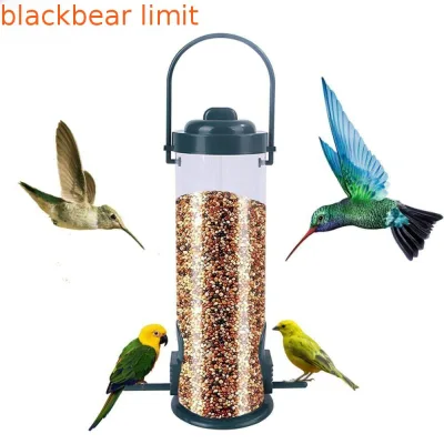 blackbear limit Bền Vườn Trong nhà Nhựa Vẹt Ngoài trời Hộp đựng thực phẩm Hộp thức ăn cho chim Dụng cụ cho chim ăn Dụng cụ cho thú cưng ăn