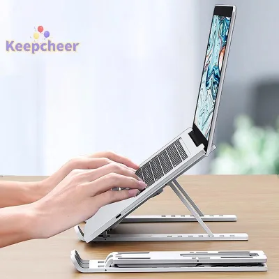 Giá đỡ máy tính xách tay đa năng Giá đỡ máy tính xách tay có thể điều chỉnh cho đế làm mát có thể gập lại chống trượt cho máy tính xách tay / máy tính bảng / điện thoại [Mới]