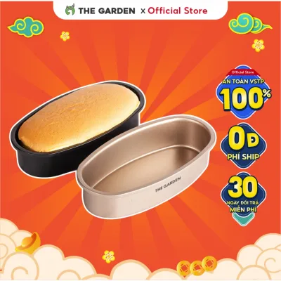 Khuôn khay nướng bánh mì hoa cúc hình oval D08 THE GARDEN chống dính