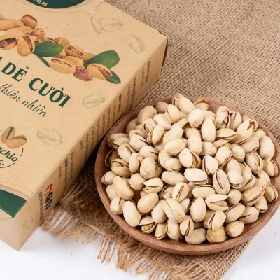 Hạt dẻ cười nâu không tẩy Mẹ Rô. Có hồ sơ công bố, xuất hóa đơn công ty đầy đủ