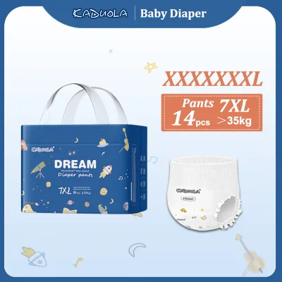 Tã bỉm Kaduola 7XL cỡ lớn, tã ban đêm, tã dùng một lần, tã siêu thấm hút, ngăn ngừa hăm tã.