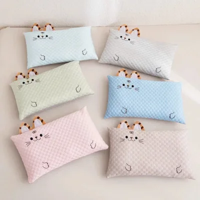 Gối Mèo Băng Lạnh Cho Bé, Gối Cho Bé Kích Thước 30x50cm