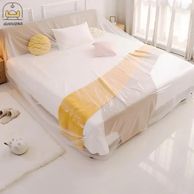 GUOUQNA 1 Nhựa Nội Thất Chống Bụi Ô Tô Chống Thấm Nước Giường Bụi Sofa Chống Bụi Nhà Tranh Treo Tường Vỏ Bụi