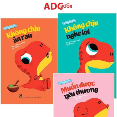 Sách - Tạo lập thói quen tốt cho bé - Dino bướng bỉnh - Truyện tranh cho trẻ 3-7 tuổi (9 cuốn lẻ)