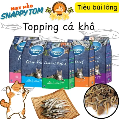 Snappy Tom Grain Food 1.5kg for Cats - Dried Fish Topping Grains - Pepper Grains - T3 Pets Shop