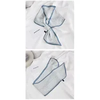 Khăn lụa đa năng thời trang Hàn Quốc quàng cổ và làm phụ kiện AKL86