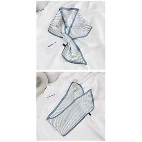 Khăn lụa đa năng thời trang Hàn Quốc quàng cổ và làm phụ kiện AKL86