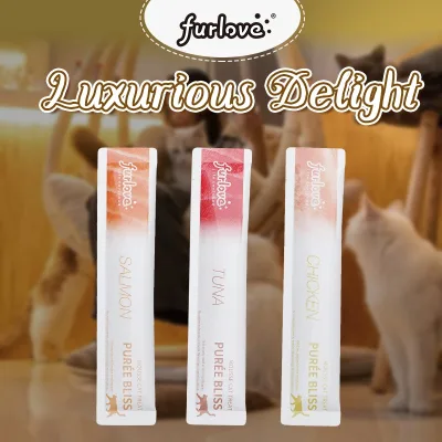 FURLOVE Thức ăn cho mèo, Thức ăn ướt cho mèo, Đồ Ăn Cho Mèo Con 15g