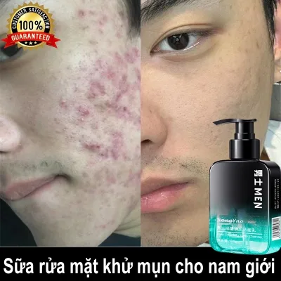 Sữa Rửa Mặt Dưỡng Ẩm Chăm Sóc Da Mặt Cho Nam 160g,da kiềm dầu sạch sâu kiểm soát nhờn cho da nhạy cảm