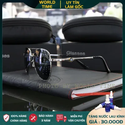 Kính Mát Nam BMW Cao Cấp Full Box + Thẻ Bảo Hành 1 Năm - Khăn Lau Kính Mắt Kính Cường Lực - Gọng Titanium - Chống Chói Chống lóa
