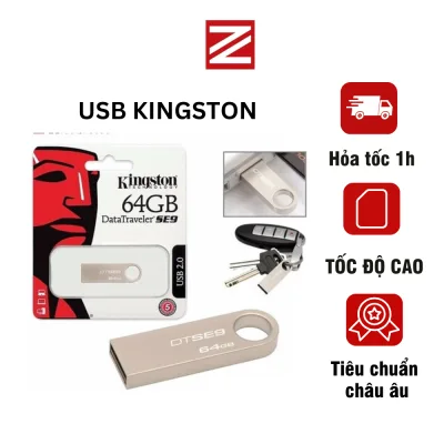 Usb Kingston 4G-8G-16G-32G-64G-128G nhỏ gọn chống nước vỏ kim loại US1