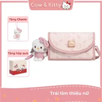 COW & KITTY BORRY ROSA Túi đeo vai màu hồng túi xách tay Túi xách dễ thương màu hồng Túi túi xách hello kitty