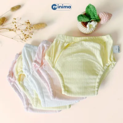 Combo 3 - 10 Quần Tập Bỏ Bỉm Minima Cho Bé 7–15kg – Vải Sợi Tre Thoáng Khí, Chống Hăm, Tái Sử Dụng