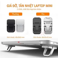 Giá đỡ laptop di động GL1x01 đế tản nhiệt cho Laptop, kê laptop Mac tiện lợi - Hàng chính hãng