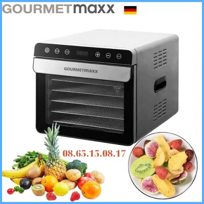 Máy sấy thực phẩm GOURMETMAXX 8 khay - có đèn UV diệt khuẩn - chức năng sấy chén bát