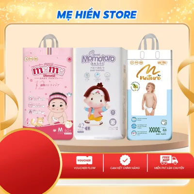 Tã Bỉm Dán Quần Momotaro, Tã Momo Diamond, Bỉm Momo Nature Chính Hãng Đủ Size Cho Bé