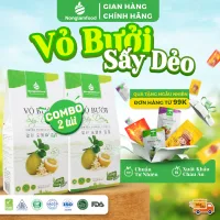 (HÀNG LOẠI 1) Combo 2 hộp Vỏ Bưởi Sấy Dẻo Nonglamfood 145g,200g, tốt cho sức khỏe, ăn kiêng giảm cân