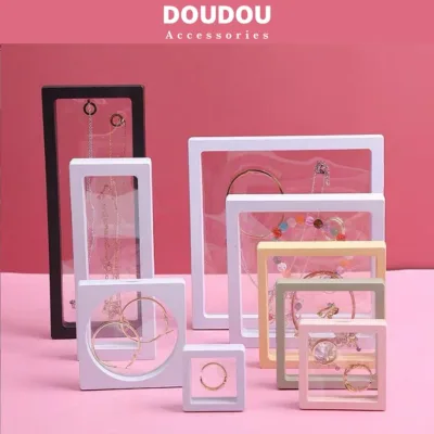 Hộp đựng trang sức màng PE không kèm đế Doudou Hộp đựng nữ trang chống oxy hóa làm quà tặng SPH001