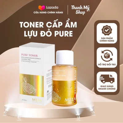 Toner Cấp Ẩm Lựu Đỏ Pure Meea Premium Chính Hãng Chăm Sóc Làm Đẹp Da