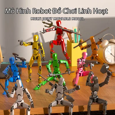 Mô Hình Robot Đồ Chơi Khớp Linh Hoạt,Trẻ Em Nhiều Khớp Di Chuyển Di,khớp cử động linh hoạt