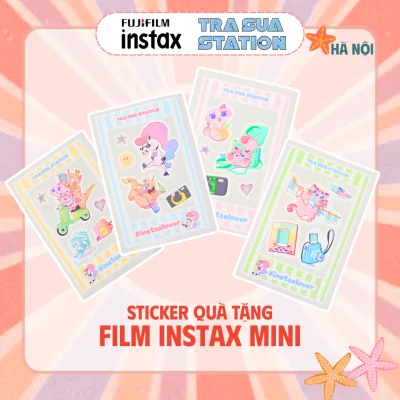 Sticker quà tặng Trà Sữa Station