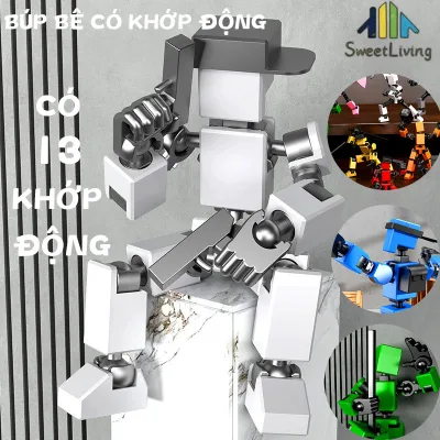 Mô Hình Mini Lắp Ráp Người Có Thể Di Chuyển In 3d, Đồ Chơi Trí Tuệ Cho Trẻ Em, Figure Trẻ Em