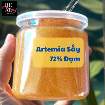 Artemia sấy khô cho cá con - 72% độ đạm - không cần ấp - ăn trực tiếp - Giá sỉ cho đại lý
