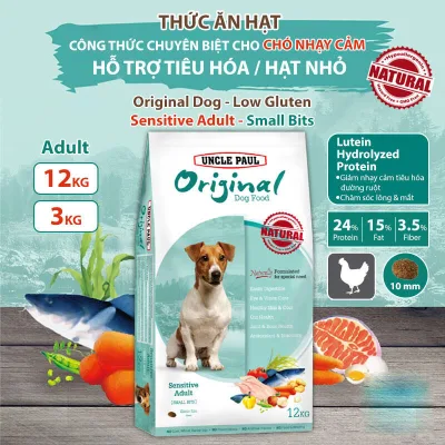 Uncle Paul Original Small Bits Dry Dog Food Small Kibbles For Dogs With Sensitive Stomach