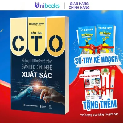 Sách - Bản Lĩnh CTO: Kế Hoạch 100 Ngày Trở Thành Giám Đốc Công Nghệ Xuất Sắc - Nâng Cao Kỹ Năng Quản Trị - Bizbooks