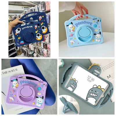 Cute Shaped Silicone Case for Oppo Air Air2 10.36Inch 11Inch Tablet for Kids with 360 Degree Rotating Stand