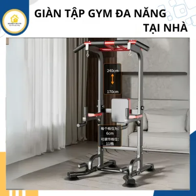 Dàn tập gym tại nhà, giàn xà đơn tại nhà, giàn tạ đa năng, dàn tập gym đa năng, dụng cụ tập gym, xà đơn, xà kép