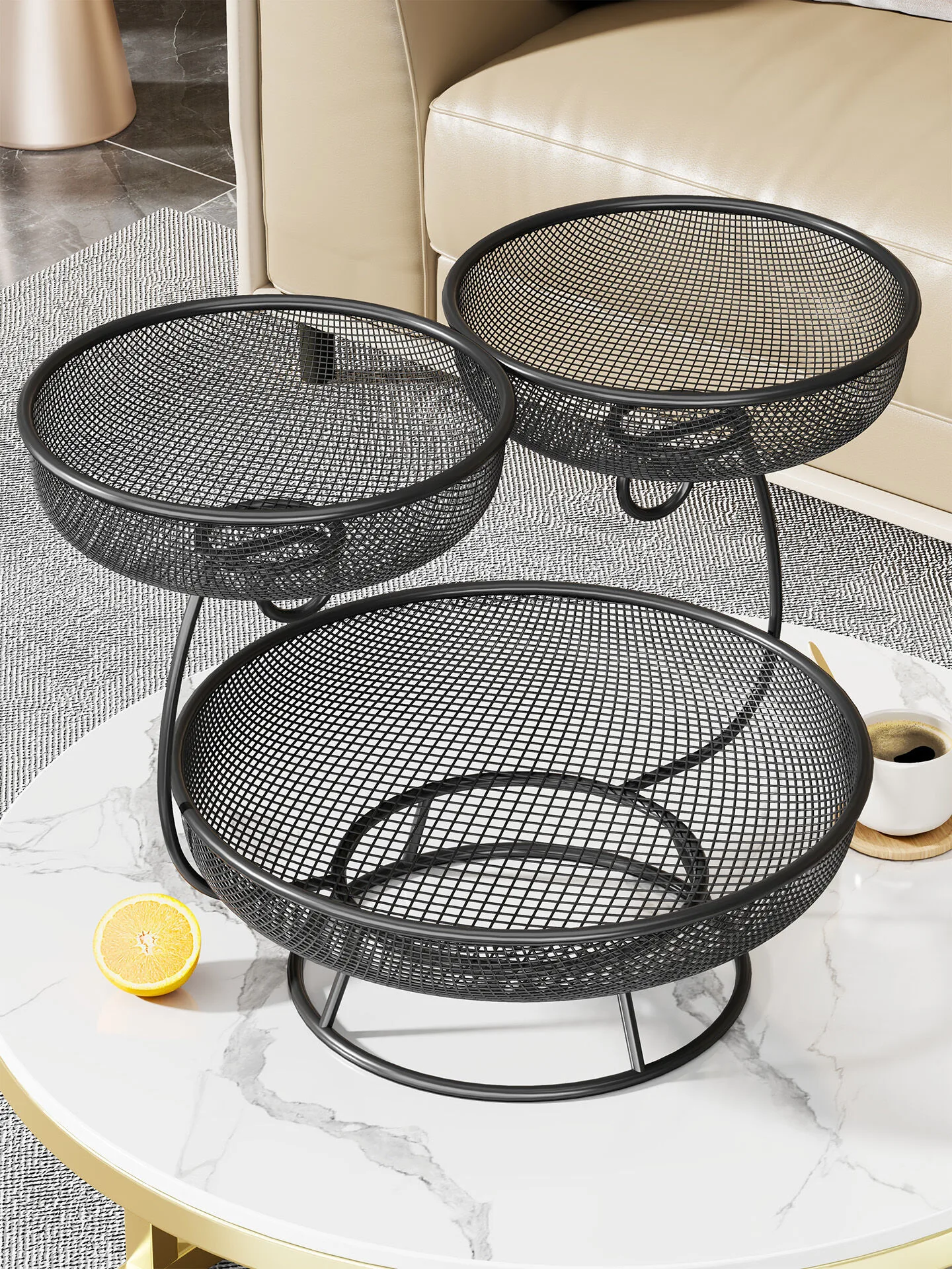 Khay Đựng Món Ăn Vặt Trái Cây Đa Tầng Elegance