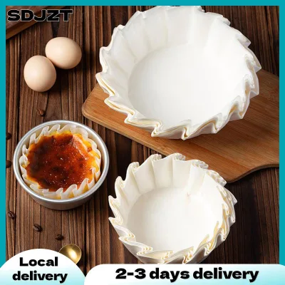 SDJZT Basque Cheesecake dầu Khay giấy có thể gập lại khuôn bánh dùng một lần phát hành Mousse bánh Giấy nướng dầu bằng chứng cạnh giấy