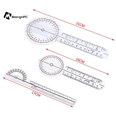 Thước đo nhịp tim 6 / 8Inch Thước khớp y tế Chỉnh hình Chỉnh hình Quy tắc góc Cột sống Thước góc ngón tay Thước đo góc mới