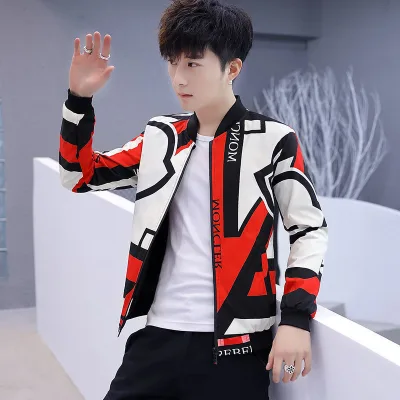 Áo khoác nam mùa xuân và mùa thu mới, áo khoác nam thời trang, áo phông nam thời trang, áo khoác slim-fit cho giới trẻ, đồng phục bóng chày nam