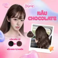 Thuốc Nhuộm Tóc Màu NÂU SOCOLA - NÂU CHOCOLATE Không Tẩy | Chenglovehair, Chenglovehairs