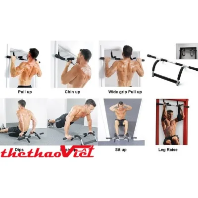 Xà đơn treo cửa đa năng Iron Gym- 1557A, dụng cụ tập gym tại nhà