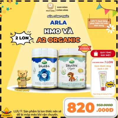 2 LON- Sản Phẩm Dinh Dưỡng ARLA HMO, A2 Hỗ Trợ Tăng Trưởng Bổ Sung Hơn 40 Vitamin Khoáng Chất Cho Trẻ - MC794
