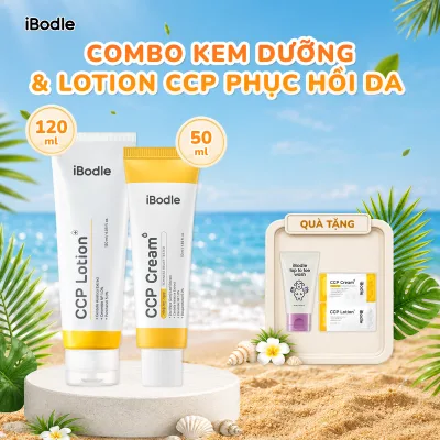 Combo of Ibodle Ccp Lotion 120ml & Ccp Cream 50ml Moisturizes, Soothes, Reduces Itching, Restores Skin