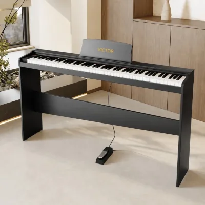 Đàn Piano VICTOR VT02 - 88 Phím - Full Phụ Kiện, Đàn Xịn, Bền Đẹp Chắc Chắn Bảo Hành Lâu Và Tặng Khóa Học Piano