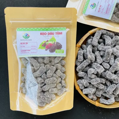Mangline Farm Da Lat Mulberry Candy 500g Domestic Snacks, Delicious, Soft, Safe and Hygienic, Da Lat Specialty