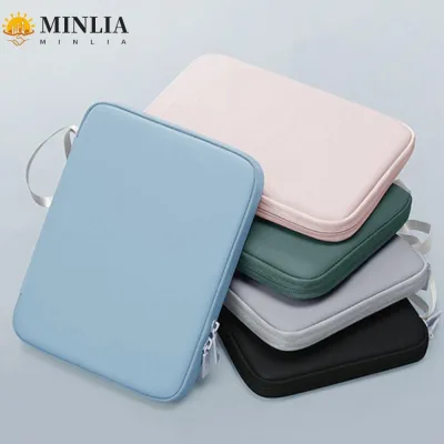 Túi đựng máy tính bảng MINLIA, Túi đựng máy tính xách tay 12.9 inch chống nước, Túi máy tính màu trơn Túi đựng máy tính xách tay PU đơn giản Phụ kiện máy tính bảng