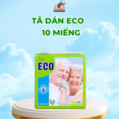 Eco Super Absorbent Diapers for the Elderly, Quality Diapers for the Elderly Size M/L10 Pieces Diapers Good Price