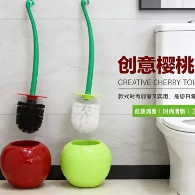 Bàn Chải Vệ Sinh Nhựa Tay Cầm Dài Bộ Bàn Chải Vệ Sinh Nhà Vệ Sinh Không Góc Chết Vệ Sinh Dụng Cụ Tiện Dụng 041