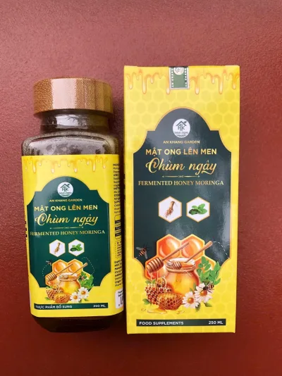 Mật Ong Lên Men Chùm Ngây An Khang Garden 250ml – Bổ Sung Lợi Khuẩn, Vitamin & Khoáng Chất – Hỗ Trợ Tiêu Hóa, Tăng Sức Đề kháng