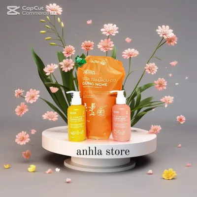 Túi Sữa Tắm Gừng Nghệ, DDVS X2 Nano Nghệ 150ml