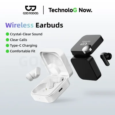 Goojodoq Bluetooth Headphones - Balanced Sound, Super Stable Bluetooth 5.3, Type-C Charging