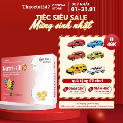Nutristill 90 Pregnancy Vitamins Imported from Italy, Multivitamin Supplement for Pregnant Women, Containing Enough Iron, Dha, and Folic Acid.