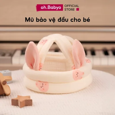 Mũ Nón Bảo Hiểm Tập Đi Tập Bò Cho Bé ohBabyo Bảo Vệ Đầu An Toàn Chống Va Đập Cho Trẻ Sơ Sinh